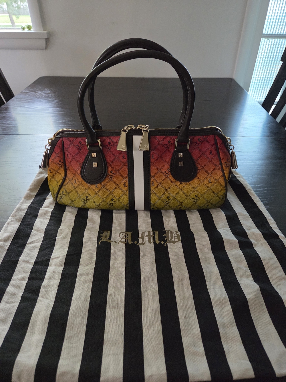 L.A.M.B. by Gwen Stefan Esquivel Rasta Shoulder Satchel